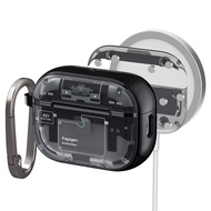 SPIGEN Case for AirPods Pro 2nd Gen [Ultra Hybrid Mag Fit: Zero One] Hybrid Polymer Technology Dual 