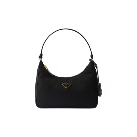 PRADA Re Edition 2005 Recycled Nylon Handbag Mini Women's Black 1N204X_R064_F0632