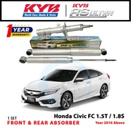 Honda Civic FC 1.5 1.8 TEA TED  KYB RS Ultra Front Rear Absorber 333HD14/15 342HD21 Kayaba