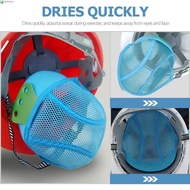 NEEDWAY Hard Hat Liner, Blue Helmet Breathable Mesh Insert Liner, Safety Liner Sweat Band Ventilatio