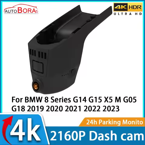ZhuCamX Car Video Recorder Night Vision UHD 4K 2160P DVR Dash Cam for BMW 8 Series G14 G15 X5 M G05 