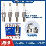 A 2-8Pcs Nut Type Iridium Spark Plugs Torch B9ri Replace For Cr9eix Cr9e Cr9ek C9e Cr9eb Denso Iu27