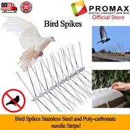 50cm Bird Spikes Stainless Steel and Poly-carbonate needle Strips. Bird Spike