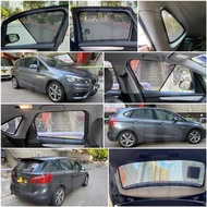 BMW F45 F46 2series 218i 220i 的專車專用濾光窗網太陽擋
