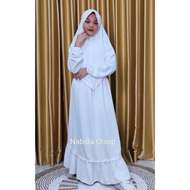 Baju Muslim Anak | Gamis Anak Perempuan | Gamis Putih Anak Perempuan |