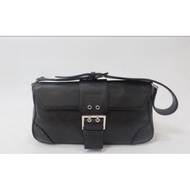 Renoma - New High-Quality Black Genuine Leather vintage Shoulder Bag - secondhand