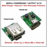 Modul Kit Powerbank PB 5V 1A Single Output Over Discharge Protection