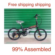 GTA 20ER 7S FOLDING BIKE DEWASA FB Disc  Basikal Lipat budak Foldable bicycle