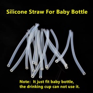 10pcs Children Bottle Straw Silicone Sippy Cup Baby Bottle Replacement Accessories