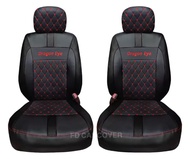 หุ้มเบาะรถยนต์แบบสวมทับ คู่หน้า ลาย VIP 5D DRAGON EYE L5.1