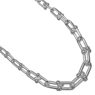 蒂芬妮 (Tiffany & Co.) 五金漸層鏈項鍊，925 純銀，約 105 克，女士款 [二手]
