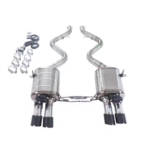 GFC/ for BMW M3 M4 E90 E92 E93 3.0T 4.0L Catback tail titanium alloy primary color exhaust pipe with