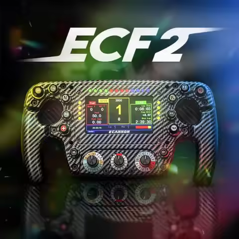 ECANNON ECF2 Formula Wheel Steering Wheel For Logitech Fanatec Thrustmaster F1 Racing Simulator Game