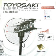 🔥 BEST SELLER ANTENA | ANTENA TV REMOTE CONTROL OUTDOOR TOYOSAKI 888 SC / ANTENA TV LUAR TV | MUDAH