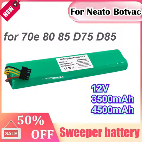 NI-MH 12V 3500mAh 4500mAh Replacement battery for Neato Botvac 70e 75 80 85 caSino187 Vacuum Cleaner