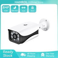 Hamrol H.265 2MP 3MP 5MP CCTV IP Camera Outdoor Waterproof Surveillance POE IP Camera 20M IR Distanc