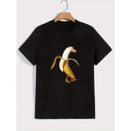 Banana Duck Pattern Mens Comfy Tshirt Graphic Tee Mens Outdoor Clothes Mens Clothing For Men