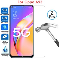 tempered glass screen protector case for oppo a93 4g 5g cover on oppoa93 a 93 93a protective phone c