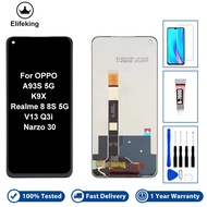 IPS LCD For OPPO A93S 5G K9X Realme 8 8S 5G Display Touch Screen Panel Digitizer Assembly Replacemen