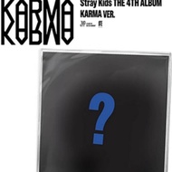 Stray Kids Autographed Limited Edition Regular 4 Album KARMA SKZ พิมพ์ลายมือของตัวละครในเรื่อง ของเล