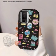 Softcase For Xiaomi poco F5 Pro X5 X6 M5S Travel Notes Back Cover Case Soft Original Liquid Silicone