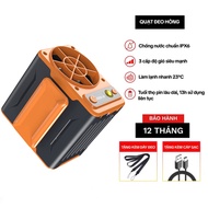 Quạt Mini công suất lớn F13 Dung lượng Pin 10.000 mAh và 5000 mAh tốc độ gió mạnh thích hợp đeo cổ v