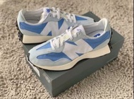 New Balance 327 減震防滑耐磨透氣 灰藍白