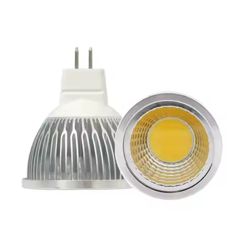 1PCS mr16 AC/DC 12v Super Bright MR16 COB 3W 5W 7W LED Bulb Lamp MR16 12V ,Warm White/Pure White/Col