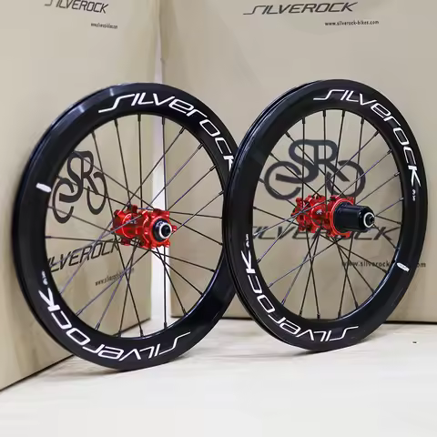 SILVEROCK SR40-002 Alloy Wheels 20inch 406 451 Disc Brake Clincher for FNHON Blast D8 Folding Bike M