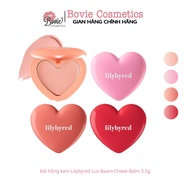 Qqq (Cream form - with sponge) Lilybyred Luv Beam Cheek Balm Cream Blush 3.5g color 01 02 03 04