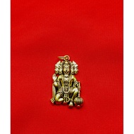 Swarnamane Gold Polish Panchamukhi Hanuman Locket 1pc