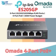 TP-LINK ES205GP Omada 5-Port Gigabit Easy Managed Switch with 4-Port PoE+