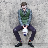 Gotham Sitting DC Heath Ledger Figure Black Knight Suicide Squad Joker Model Ornament