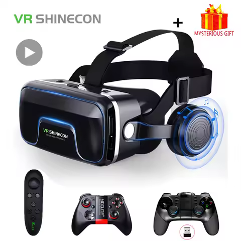 VR Shinecon 10.0 Helmet 3D Glasses Virtual Reality Casque For Smartphone Smart Phone Goggles Headset
