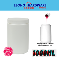 Quality Empty Plastic Can Container for Leftover Paint / Plastic Container 1 Liter by Leong Hardware Trading