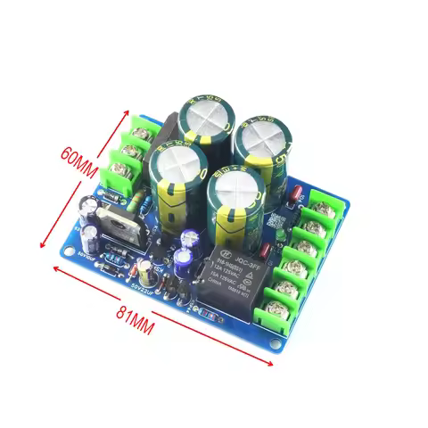 L/MX Series Amplifier Board 63V 2200UF Mono Rectifier Power Supply Board w/Speaker Protection