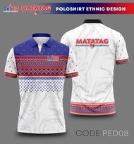  DEPED MATATAG POLO UNIFORM FULL SUBLIMATION POLO-Shirt FOR Men AND WOMEN Teacher DEPED BADGE cultur