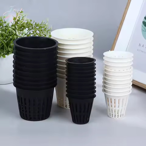 Hot Sale 10Pcs Mesh Hydroponic Net Plant Baskets for Orchid Growing