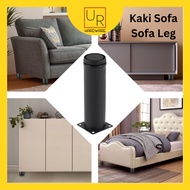 UR Hardware Stainless Steel Sofa Leg Black Bed Leg Table Leg Chair Leg Kaki Sofa Kaki Katil Hitam