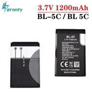 1-10Pcs 1200mAh BL-5C BL5C BL 5C Replacement Li-ion Lithium Battery 3.7V Batteries for Nokia 1112 12
