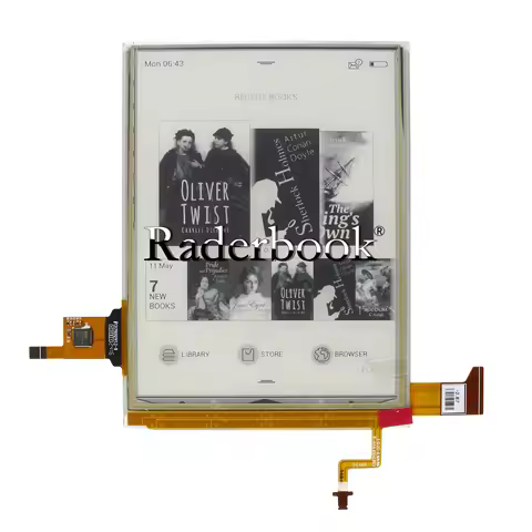 6inch ED060XH7 touch panel and lcd display For ONYX BOOX Vasco da Gama screen with Backlight Eink Fo