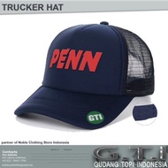 TOPI JARING TRUCKER DISTRO MANCING PANCING PENN CUSTOM LOGO - GTI