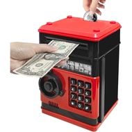 Mini ATM Piggy Bank ATM Machine Best Gift for Kids,Electronic Code Piggy Bank Money Counter Safe Box