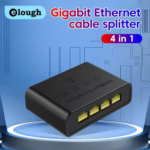 Elough 5-port Gigabit Network Switch Ethernet RJ45 Network Port Network Cable Connection Switch Netw