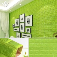 paket 10 lembar wallpaper brickfoam 3d bata putih isi 10 pcs sticker dinding brickfoam foam bata 38c