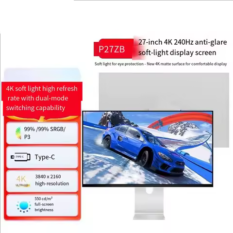 KUYCON P27ZB 27" Screen 3840*2160 4K240Hz/1K480Hz LG NANO IPS HDMI2.1+DP2.1 Monitor MATT Screen 27 I