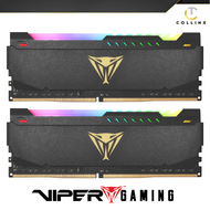 16GB / 32GB Patriot Viper STEEL RGB DDR4 3200/3600Mhz gaming desktop RAM | Aluminum Heat Spreader | RGB Sync up | Collinx Computer