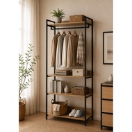 Infinity Hoxton Hanging Wardrobe with shelf / Living Room Furniture / Bedroom Furniture / Metal Hang