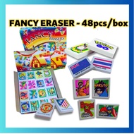 [PMBOOK] Fancy Eraser 48 pcs 1 box Pokemon Go Eraser Flag Eraser Student Pemadam Pokemon Eraser Pens
