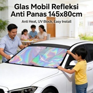 145x80cm Car Windshield Heat-Resistant Laser Umbrella Reflection/
